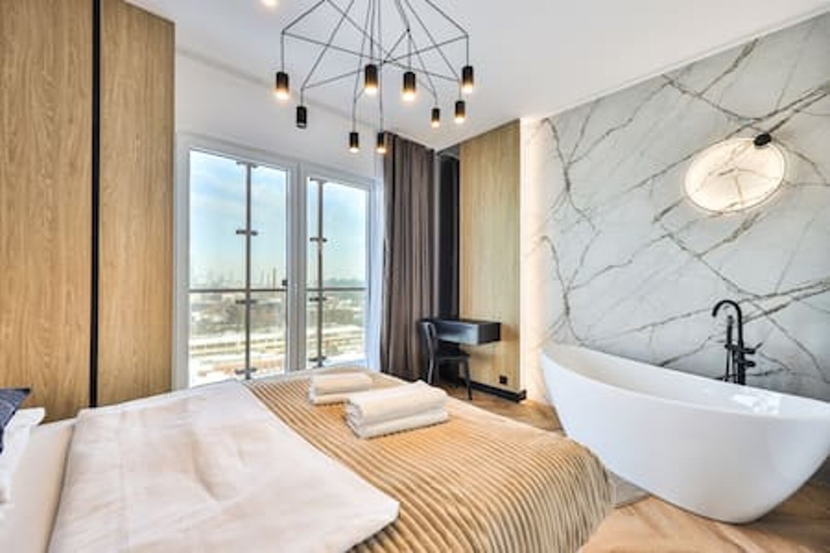 Apartament z Wanną i Panoramą na Centrum+Garaż1231